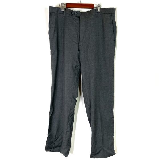 Kenneth Cole | Awearness Men's Wool Light Charcoal Gray Pants 36 - Picture 1 of 8